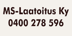 MS-Laatoitus Ky logo